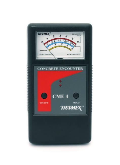 MOISTURE CONCRETE ENCOUNTER TRAMEX CME4